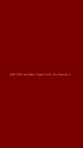 Tampilan Antarmuka Aplikasi Java138 Cara Main Togel Colok Jitu Pemula - 3