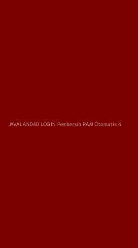 Tampilan Antarmuka Aplikasi Javaland4d Login Pembersih Ram Otomatis - 4