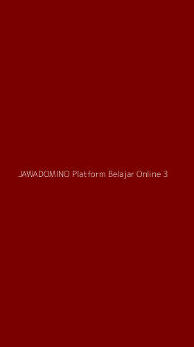 Tampilan Antarmuka Aplikasi Jawadomino Platform Belajar Online - 3