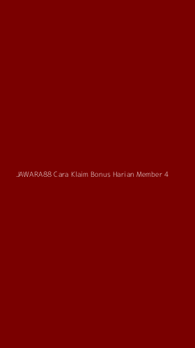 Tampilan Antarmuka Aplikasi Jawara88 Cara Klaim Bonus Harian Member - 4