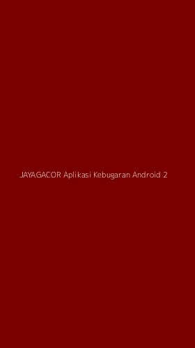 Tampilan Antarmuka Aplikasi Jayagacor Aplikasi Kebugaran Android - 2