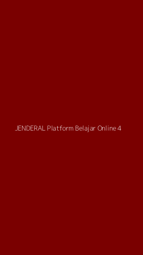 Tampilan Antarmuka Aplikasi Jenderal Platform Belajar Online - 4