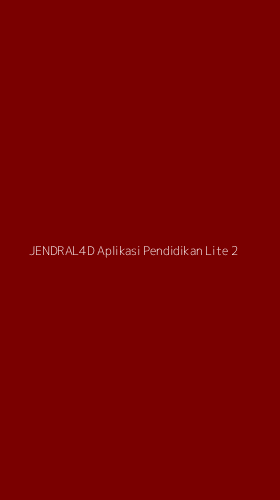 Tampilan Antarmuka Aplikasi Jendral4d Aplikasi Pendidikan Lite - 2
