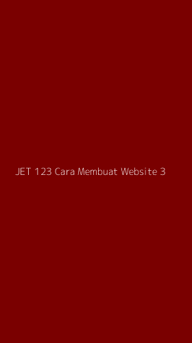 Tampilan Antarmuka Aplikasi Jet 123 Cara Membuat Website - 3