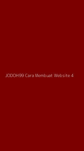 Tampilan Antarmuka Aplikasi Jodoh99 Cara Membuat Website - 4