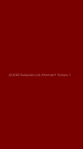 Tampilan Antarmuka Aplikasi Jojo4d Kumpulan Link Alternatif Terbaru - 1