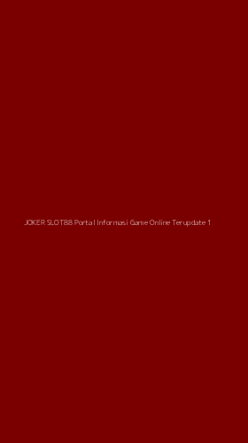 Tampilan Antarmuka Aplikasi Joker Slot88 Portal Informasi Game Online Terupdate - 1
