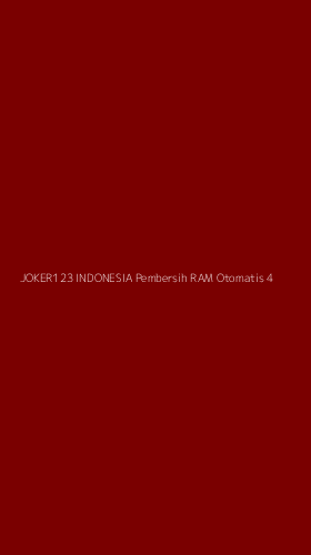 Tampilan Antarmuka Aplikasi Joker123 Indonesia Pembersih Ram Otomatis - 4