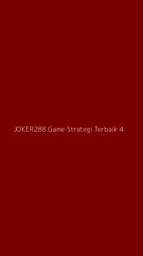 Tampilan Antarmuka Aplikasi Joker288 Game Strategi Terbaik - 4