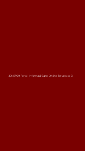 Tampilan Antarmuka Aplikasi Joker99 Portal Informasi Game Online Terupdate - 3
