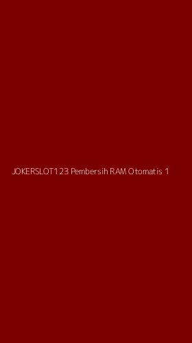 Tampilan Antarmuka Aplikasi Jokerslot123 Pembersih Ram Otomatis - 1