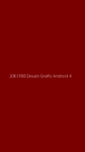 Tampilan Antarmuka Aplikasi Joki188 Desain Grafis Android - 4