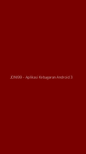 Tampilan Antarmuka Aplikasi JONI99 - Aplikasi Kebugaran Android - 3
