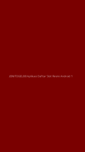 Tampilan Antarmuka Aplikasi Jonitogel88 Aplikasi Daftar Slot Resmi Android - 1