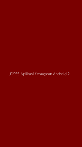Tampilan Antarmuka Aplikasi Jos55 Aplikasi Kebugaran Android - 2