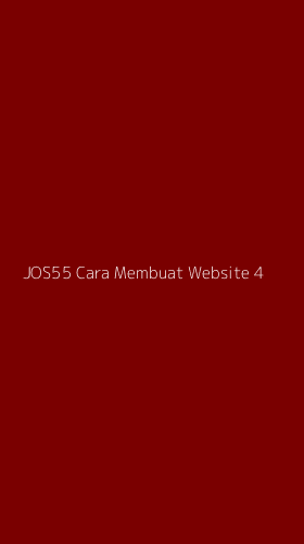 Tampilan Antarmuka Aplikasi Jos55 Cara Membuat Website - 4