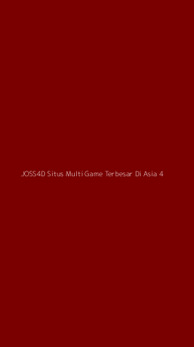Tampilan Antarmuka Aplikasi Joss4d Situs Multi Game Terbesar Di Asia - 4