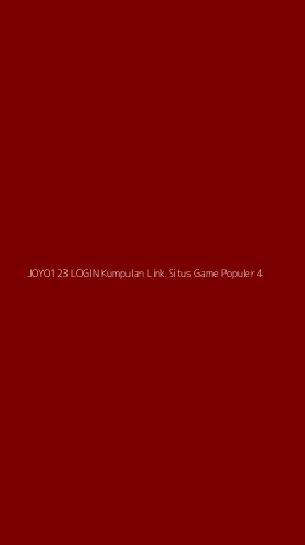 Tampilan Antarmuka Aplikasi Joyo123 Login Kumpulan Link Situs Game Populer - 4