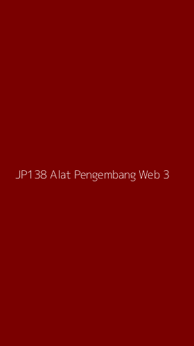 Tampilan Antarmuka Aplikasi Jp138 Alat Pengembang Web - 3