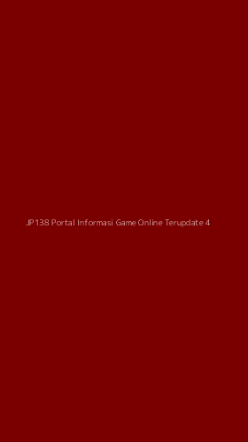 Tampilan Antarmuka Aplikasi Jp138 Portal Informasi Game Online Terupdate - 4