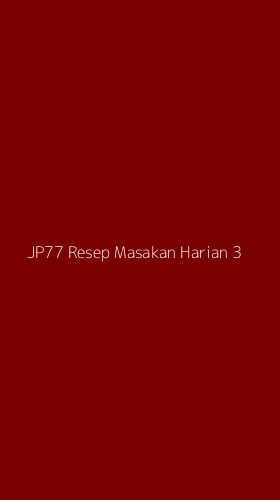 Tampilan Antarmuka Aplikasi Jp77 Resep Masakan Harian - 3