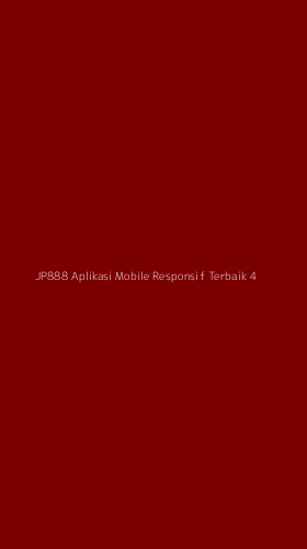 Tampilan Antarmuka Aplikasi Jp888 Aplikasi Mobile Responsif Terbaik - 4