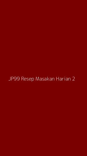 Tampilan Antarmuka Aplikasi Jp99 Resep Masakan Harian - 2