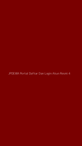 Tampilan Antarmuka Aplikasi Jpdewa Portal Daftar Dan Login Akun Resmi - 4