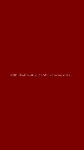 Tampilan Antarmuka Aplikasi Judi13 Daftar Akun Pro Slot Internasional - 2
