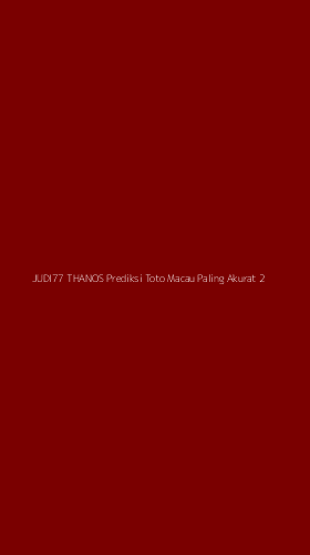 Tampilan Antarmuka Aplikasi Judi77 Thanos Prediksi Toto Macau Paling Akurat - 2