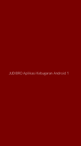 Tampilan Antarmuka Aplikasi Judibro Aplikasi Kebugaran Android - 1