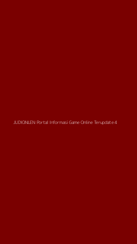 Tampilan Antarmuka Aplikasi Judionlen Portal Informasi Game Online Terupdate - 4