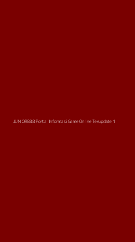 Tampilan Antarmuka Aplikasi Junior888 Portal Informasi Game Online Terupdate - 1