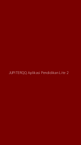 Tampilan Antarmuka Aplikasi Jupiterqq Aplikasi Pendidikan Lite - 2