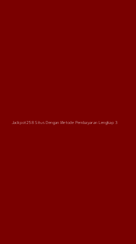 Tampilan Antarmuka Aplikasi Jackpot258 Situs Dengan Metode Pembayaran Lengkap - 3