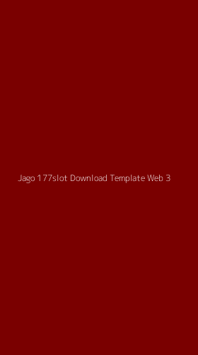 Tampilan Antarmuka Aplikasi Jago 177slot Download Template Web - 3