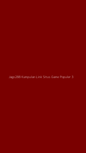 Tampilan Antarmuka Aplikasi Jago288 Kumpulan Link Situs Game Populer - 3