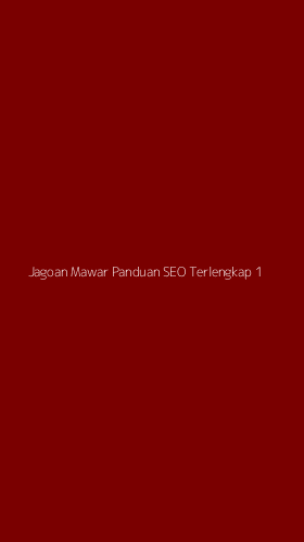 Tampilan Antarmuka Aplikasi Jagoan Mawar Panduan Seo Terlengkap - 1