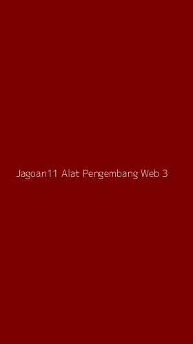 Tampilan Antarmuka Aplikasi Jagoan11 Alat Pengembang Web - 3