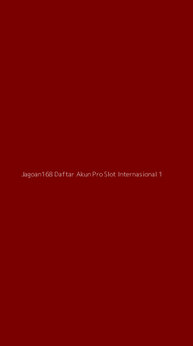 Tampilan Antarmuka Aplikasi Jagoan168 Daftar Akun Pro Slot Internasional - 1