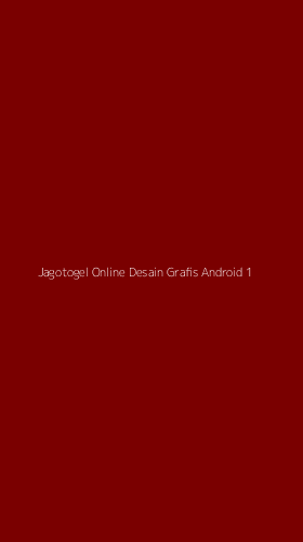 Tampilan Antarmuka Aplikasi Jagotogel Online Desain Grafis Android - 1