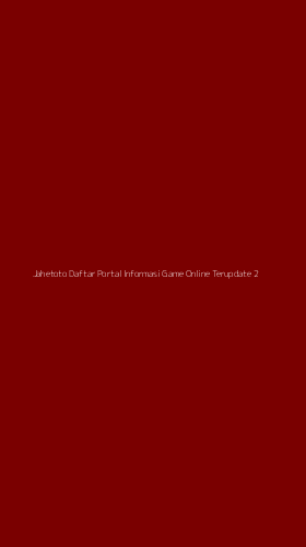 Tampilan Antarmuka Aplikasi Jahetoto Daftar Portal Informasi Game Online Terupdate - 2