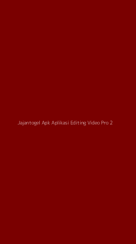 Tampilan Antarmuka Aplikasi Jajantogel Apk Aplikasi Editing Video Pro - 2