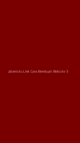 Tampilan Antarmuka Aplikasi Jalantoto Link Cara Membuat Website - 3