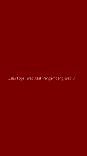 Tampilan Antarmuka Aplikasi Jalurtogel Wap Alat Pengembang Web - 3
