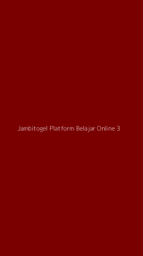 Tampilan Antarmuka Aplikasi Jambitogel Platform Belajar Online - 3