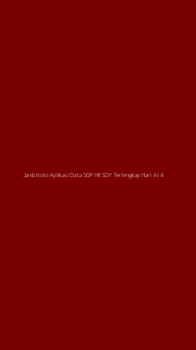 Tampilan Antarmuka Aplikasi Jambitoto Aplikasi Data Sgp Hk Sdy Terlengkap Hari Ini - 4