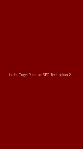 Tampilan Antarmuka Aplikasi Jambu Togel Panduan Seo Terlengkap - 2