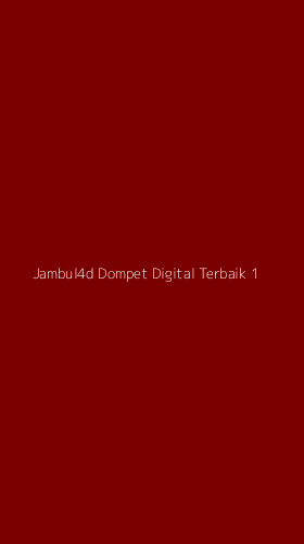 Tampilan Antarmuka Aplikasi Jambul4d Dompet Digital Terbaik - 1