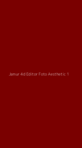 Tampilan Antarmuka Aplikasi Jamur 4d Editor Foto Aesthetic - 1